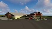Chequamegon Clinic Rendering, Courtesy: Rebbeca Lewis, DSGW Architects